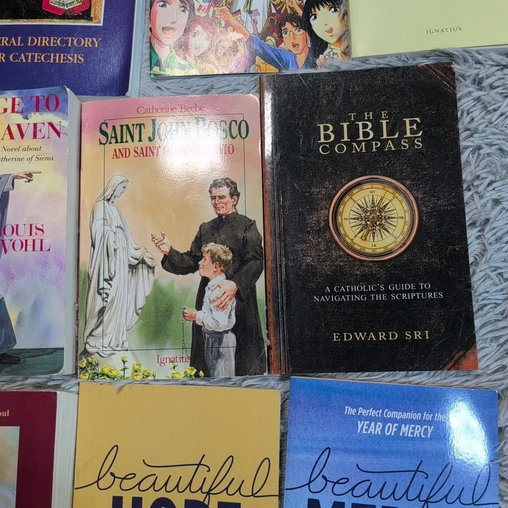 Lot of 16 Catholic Books Theology Prayer  Spirituality Diary Devotional Psalms‎